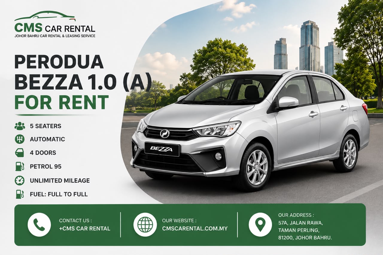 Perodua Bezza 1.0 (A) (5seaters)