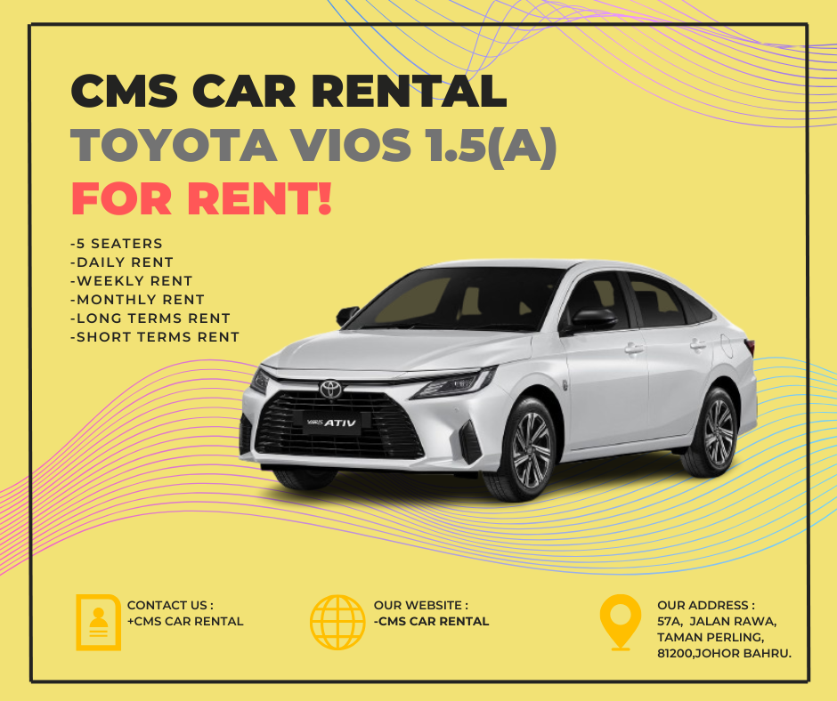 Toyota Vios (4th Gen) 1.5(A) (5seaters)