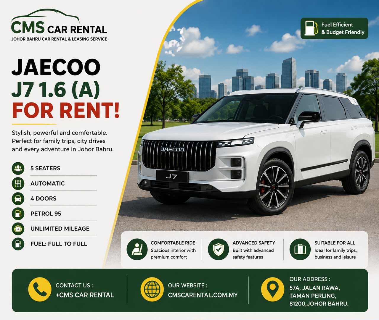JAECOO J7 1.6 (A) (5seaters)
