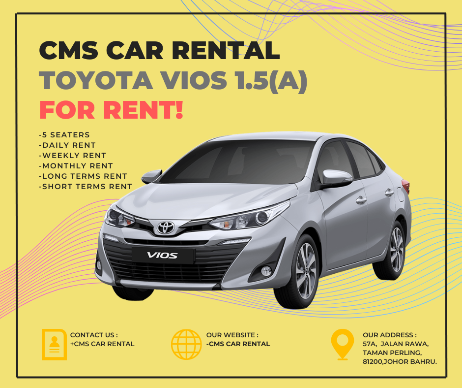 Toyota Vios (3rd Gen) 1.5(A) (5seaters)