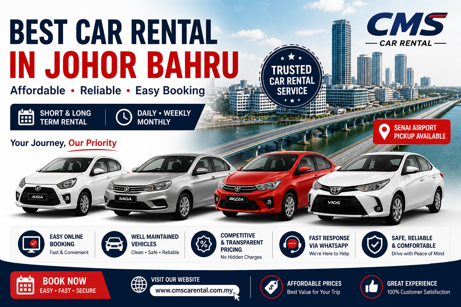 best car rental in johor bahru