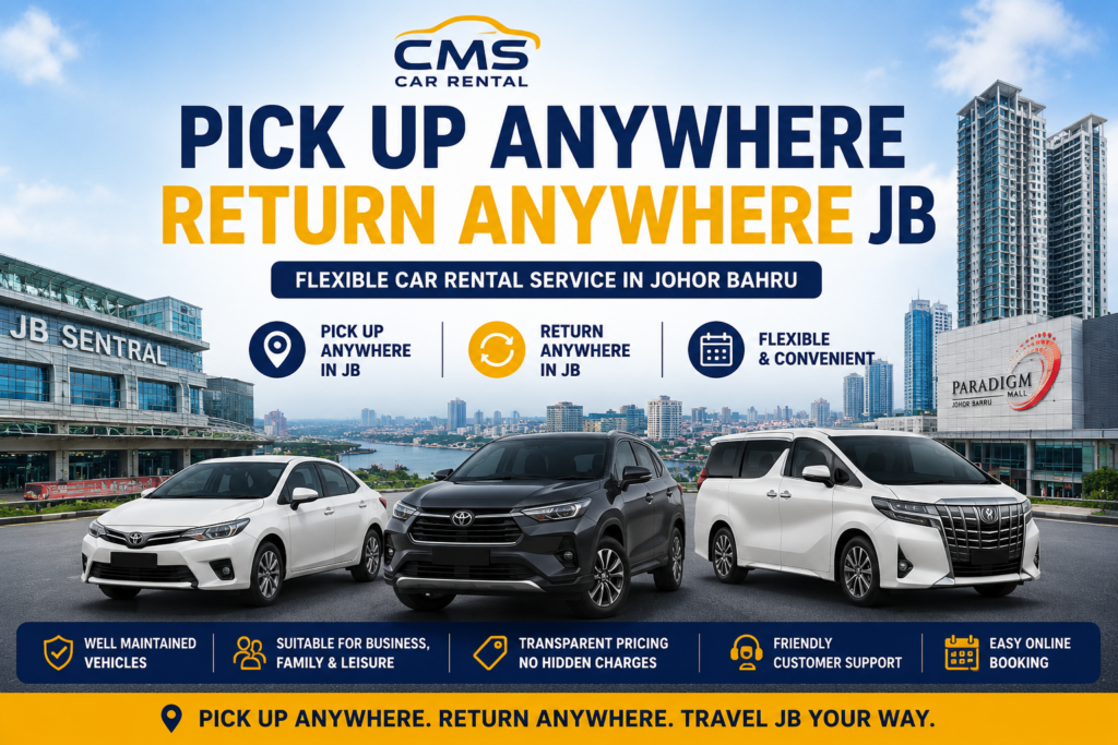 Pick Up Anywhere Return Anywhere JB