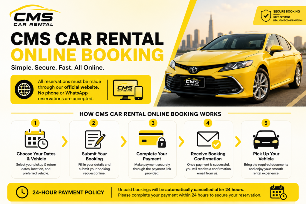 CMS Car Rental Online Booking