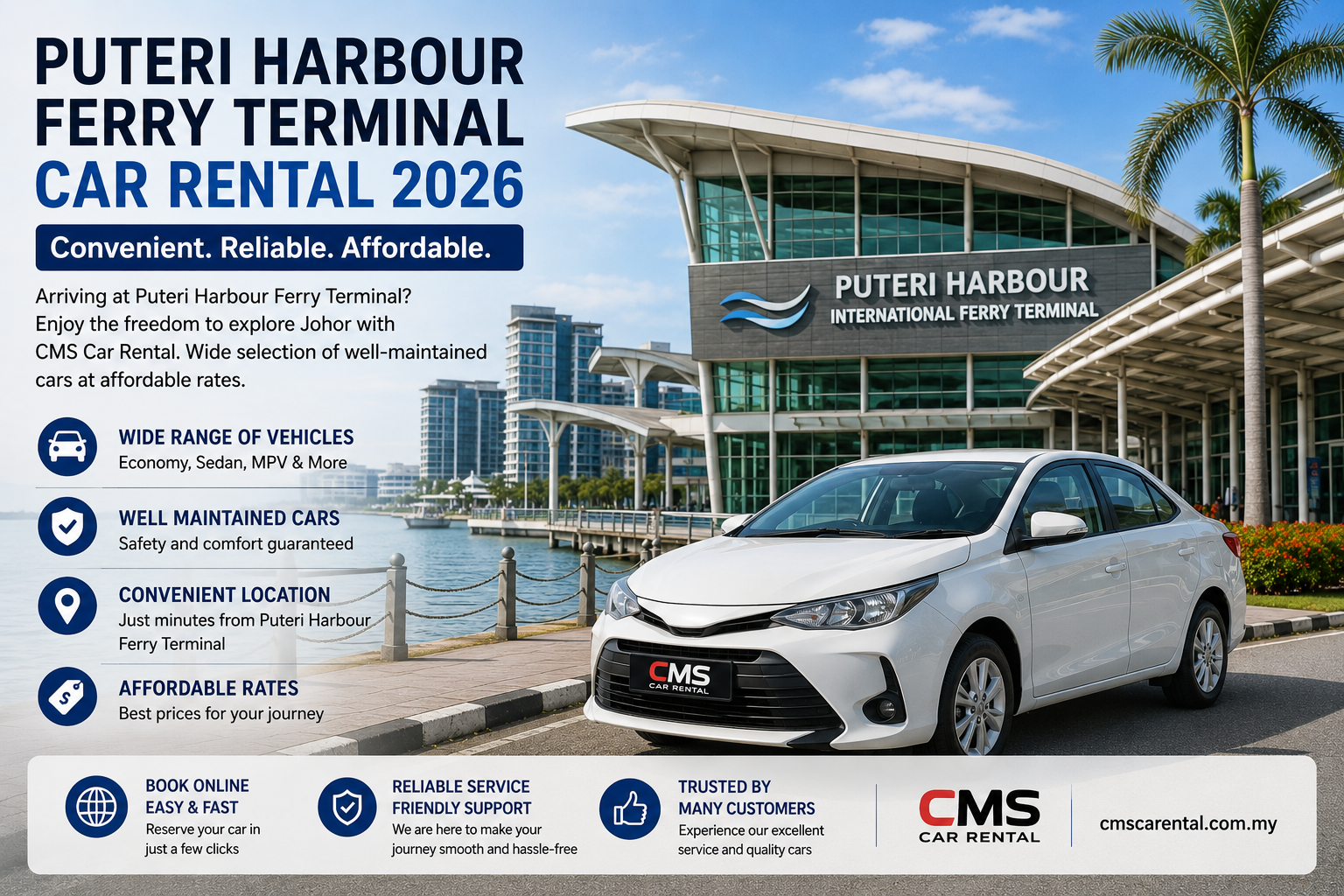 Puteri Harbour Ferry Terminal Car Rental