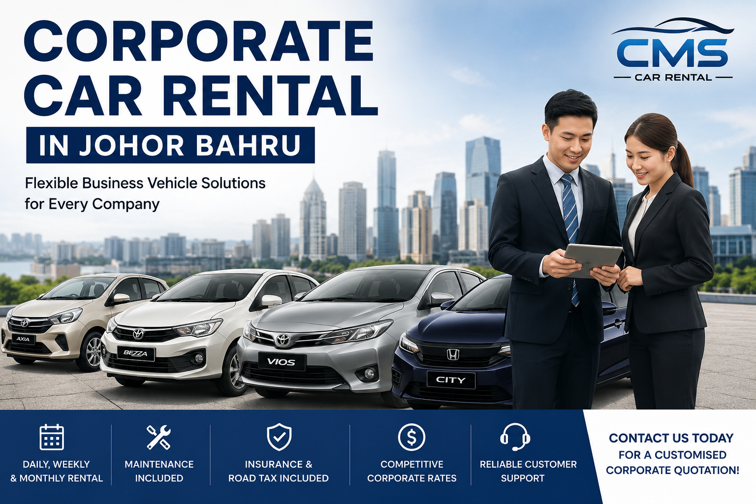 Corporate Car Rental Johor Bahru