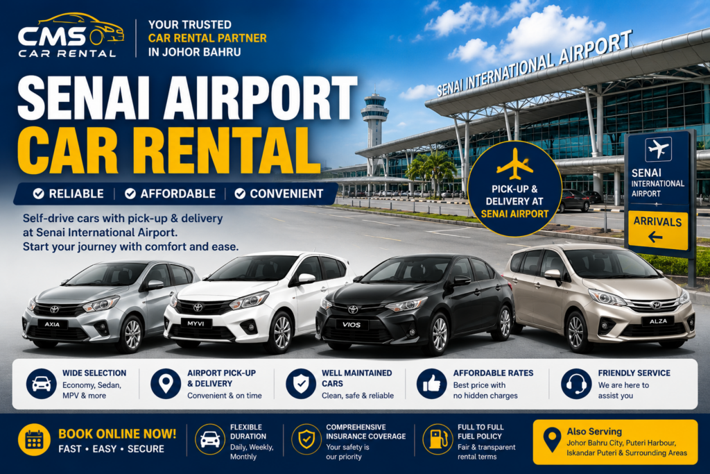 Senai Airport Car Rental